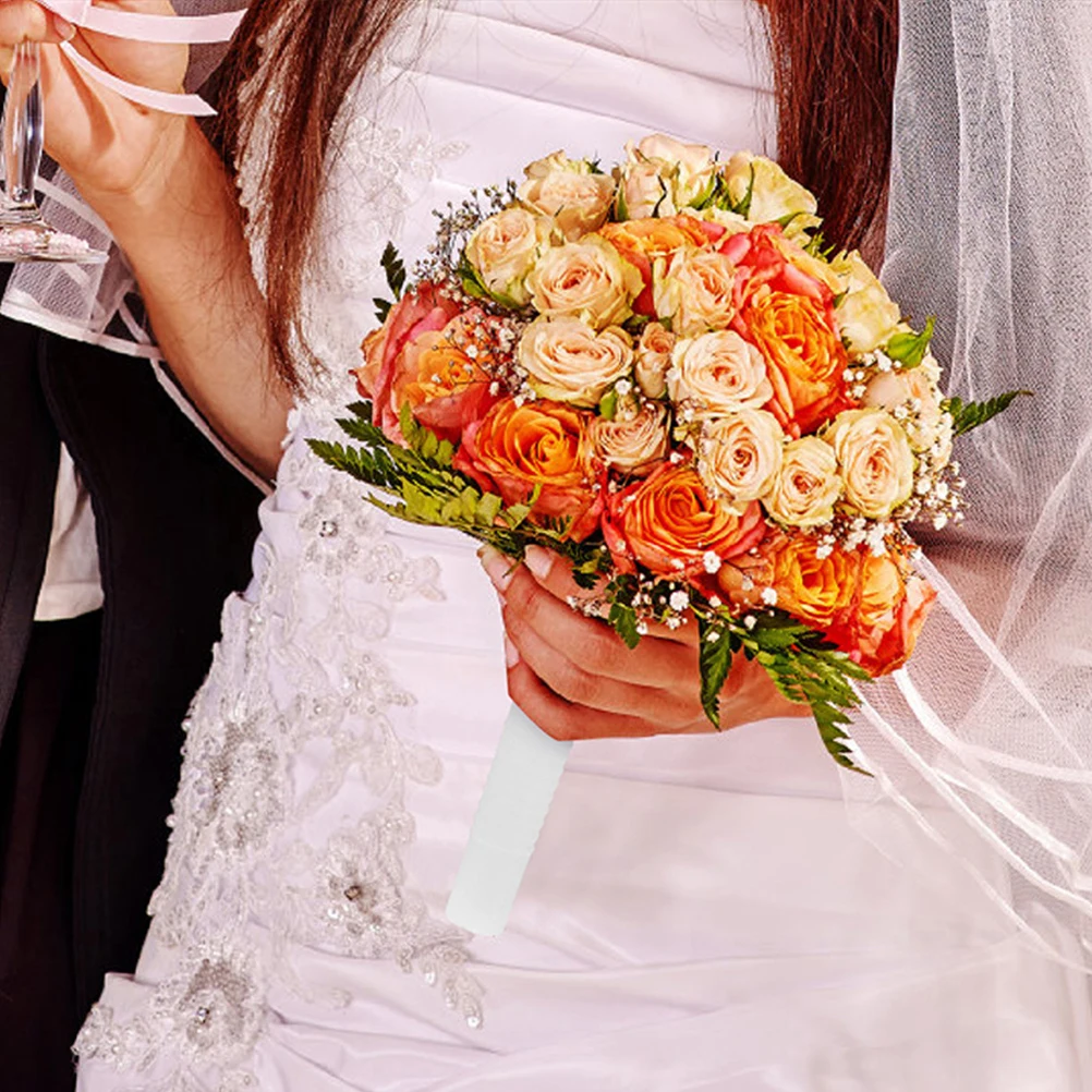 1 مجموعة حامل زهور الزفاف مقبض الأزهار سطح المكتب باقة حامل اكسسوارات الزفاف DIY حامل زهور الزفاف #6