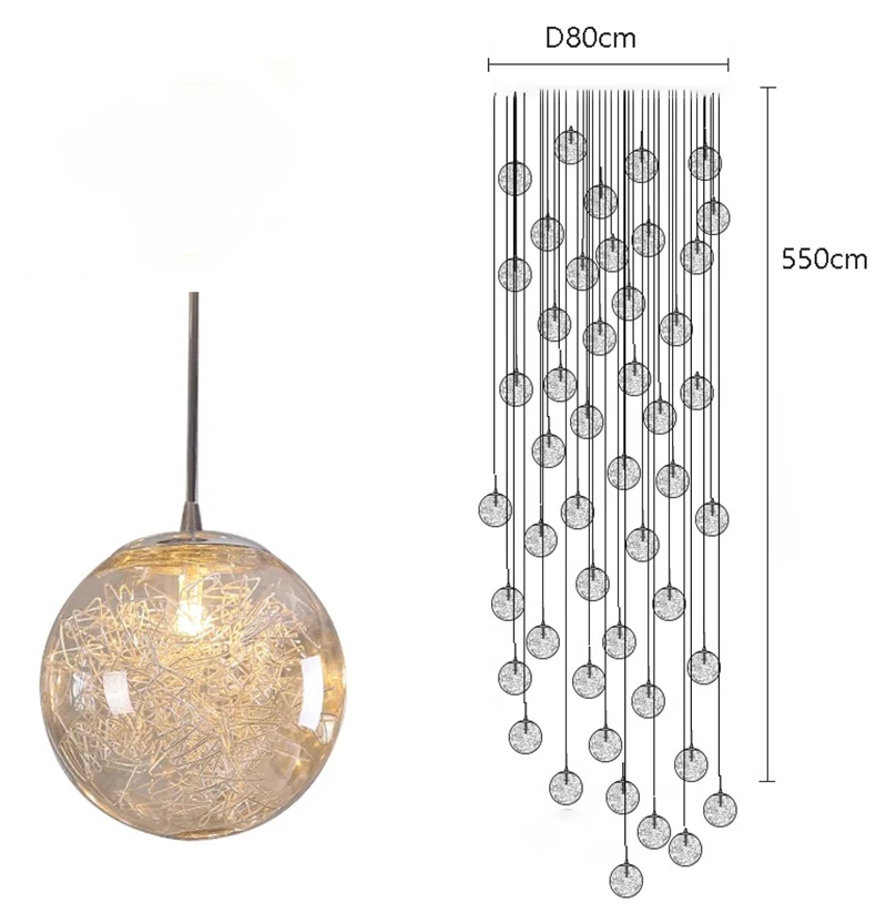 Moderne eetkamer Hanglampen binnenverlichting Plafondlamp hanglamp led kroonluchter decoratieve binnenverlichting - afbeelding 1