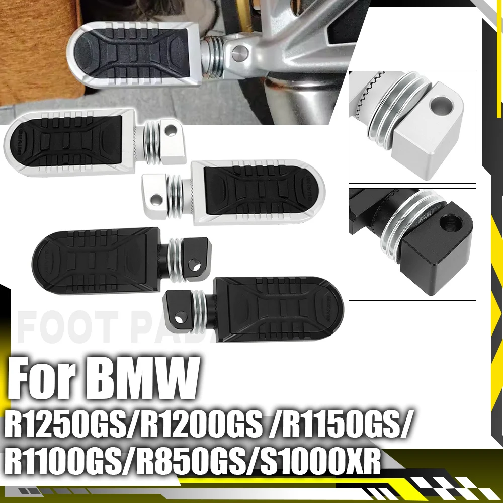 

For R1100GS R1150GS Footrest For s1000xr R850GS R 1250 GS GSA1250 R 1200 GS LC Motorcycle Passenger Footpegs Foot Rests Pedals
