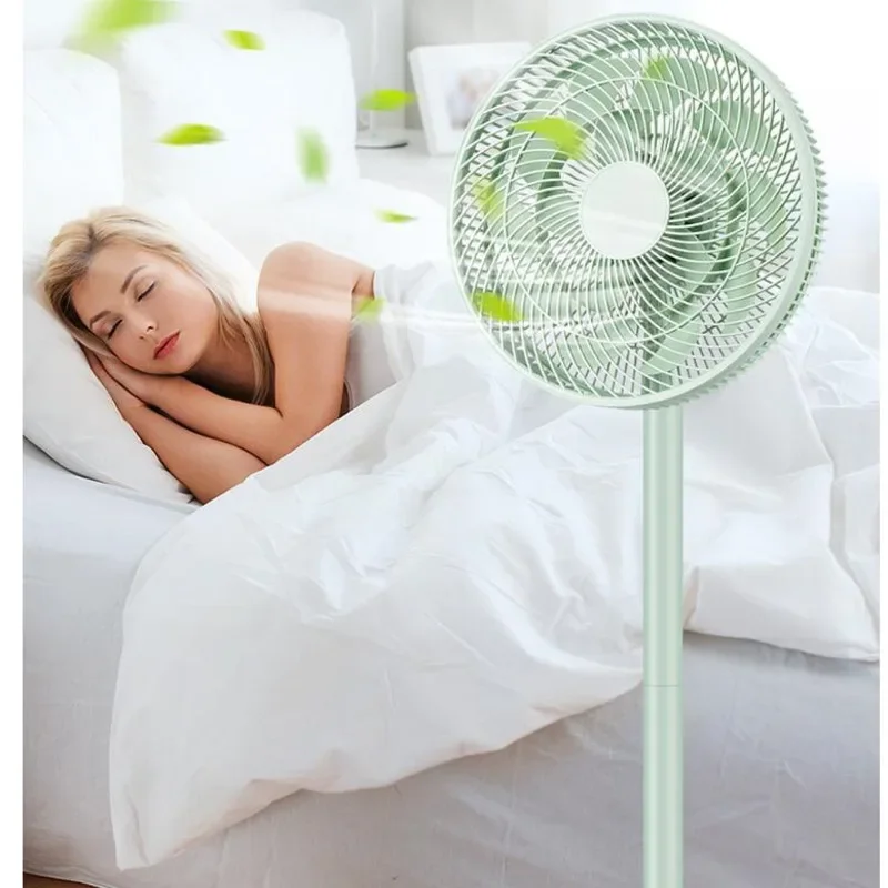 

Vertical Floor Standing Fan Household Flat Circulation Fan 15 Pages High Air Volume Shaking Fan Electric Fan Pedestal Fan