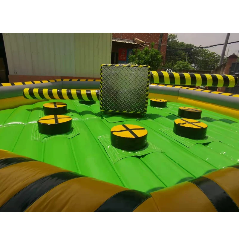 Jeux mécaniques gonflables pour enfants et adultes, tramimmersion d'obstacles, équipement de terrain de jeu extérieur, parc d'attractions