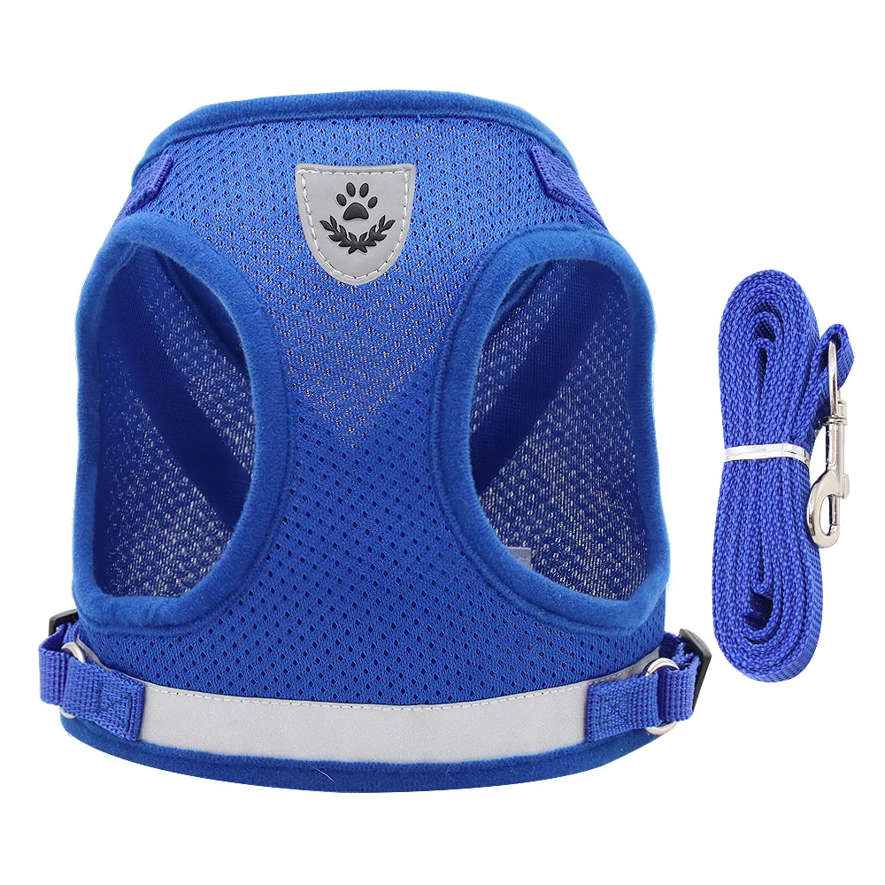 Verstellbares Haustier-Hundegeschirr und Leine-Set, Geschirr für Hunde, Katzen, Weste, Geschirr, Welpen, Hund, Kätzchen, Blei, Katzenhalsband, Haustierzubehör – Detail 8