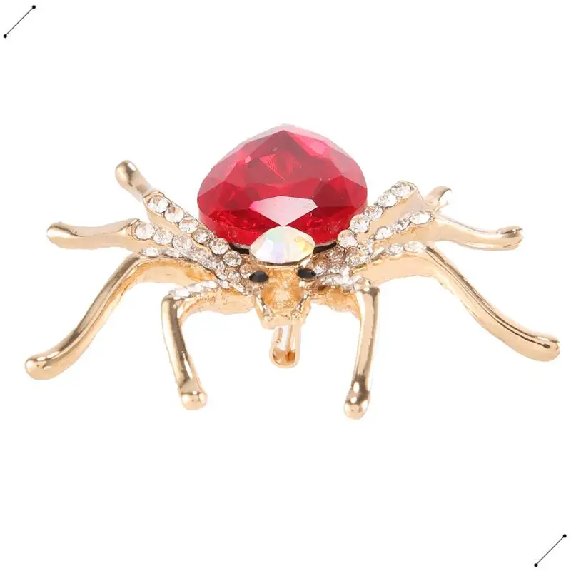 

Fashion Alloy Spider Crystal Brooch For Women's Dresses Or Womens Clothing