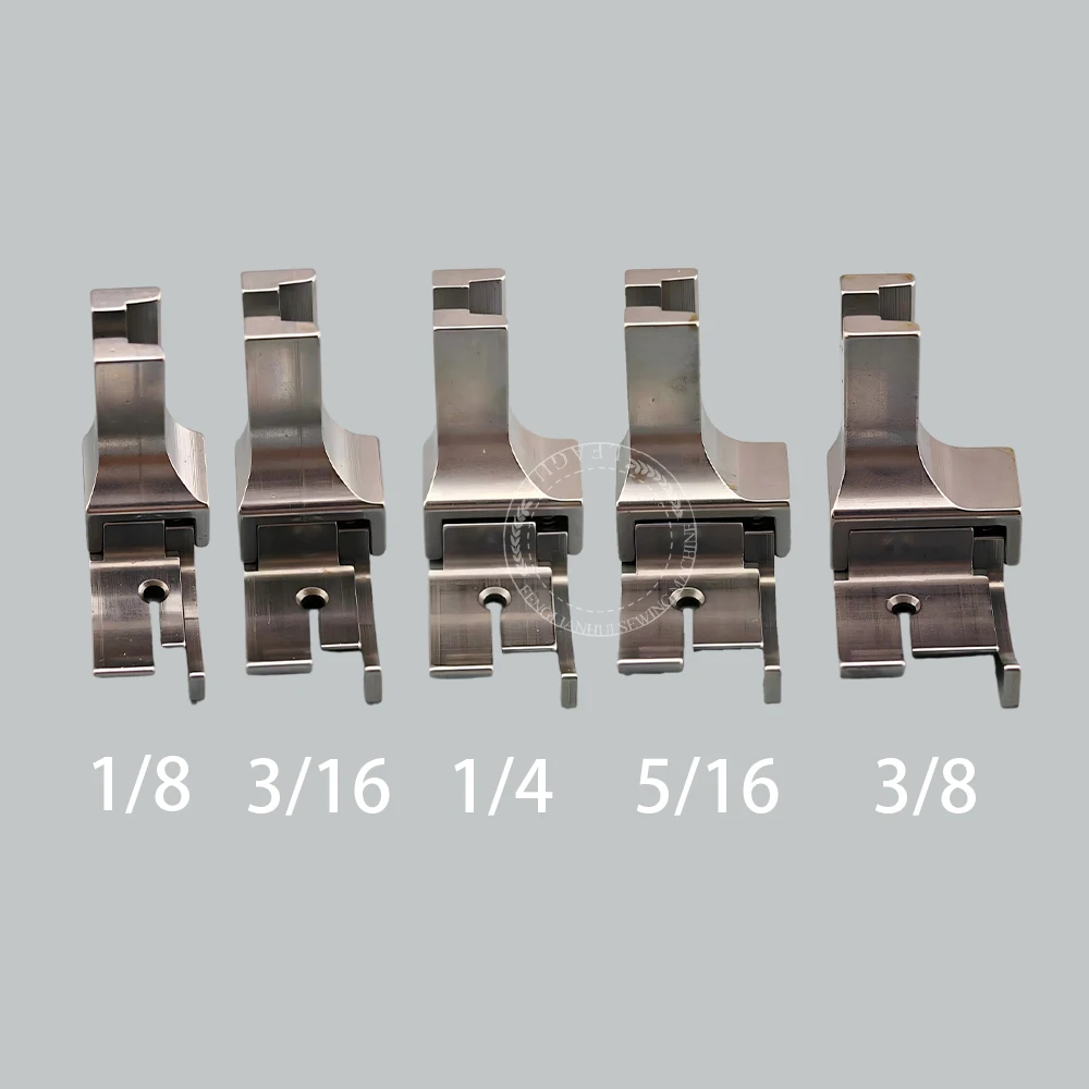 CR811-1/16 CR812-1/8 CR813-3/16 CR814-1/4 CR815-5/16 CR816-3/8 Compensating Presser Foot Right lockstitch sewing machine parts