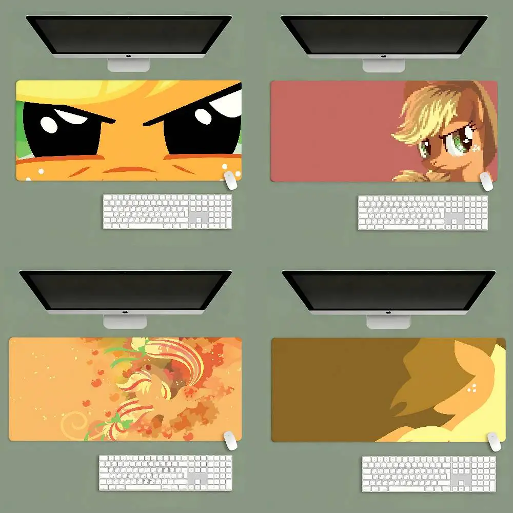 Cute A-Applejacks Mouse Pad Computer Mat Deskpad Laptop Keyboard Mat Office Large Landscape Mousepad