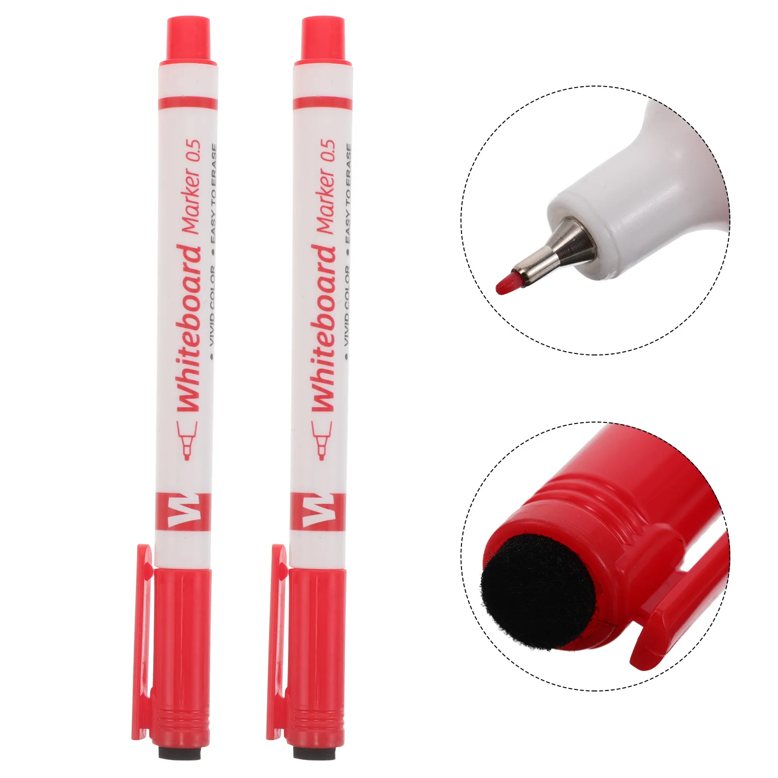 

20Pcs Ultra Fine Tip Whiteboard Markers 0.5mm Washable Dry Erase Erasable Colored Pens for Classroom Office Drawing Writing