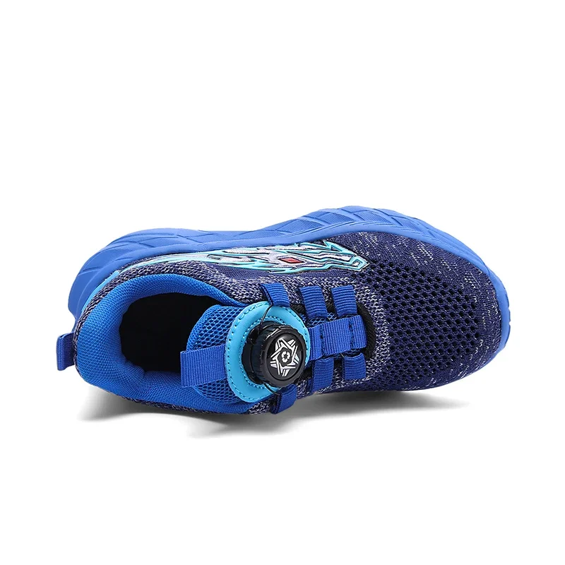 Zapatillas deportivas de malla transpirable para niños, zapatos informales para correr, talla 28 a 40, 2024