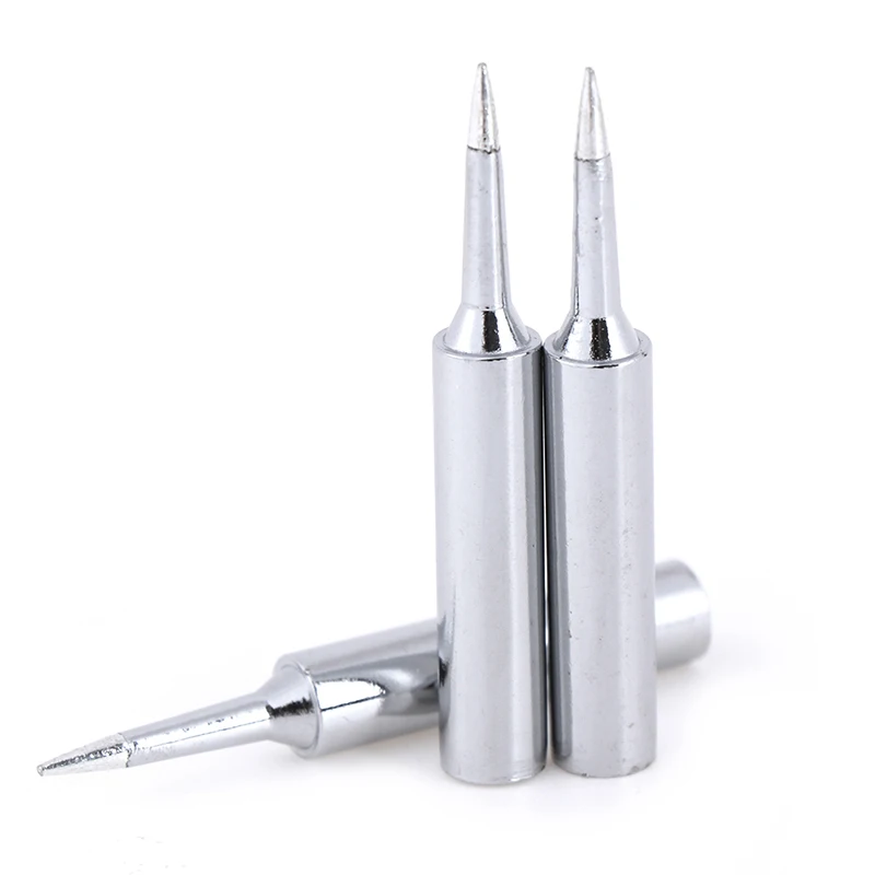 6/10pcs/Set Pure Copper Lead Free Soldering Iron Tips 900M-T Welding Head For 936 937 Soldering Station Tool Kits