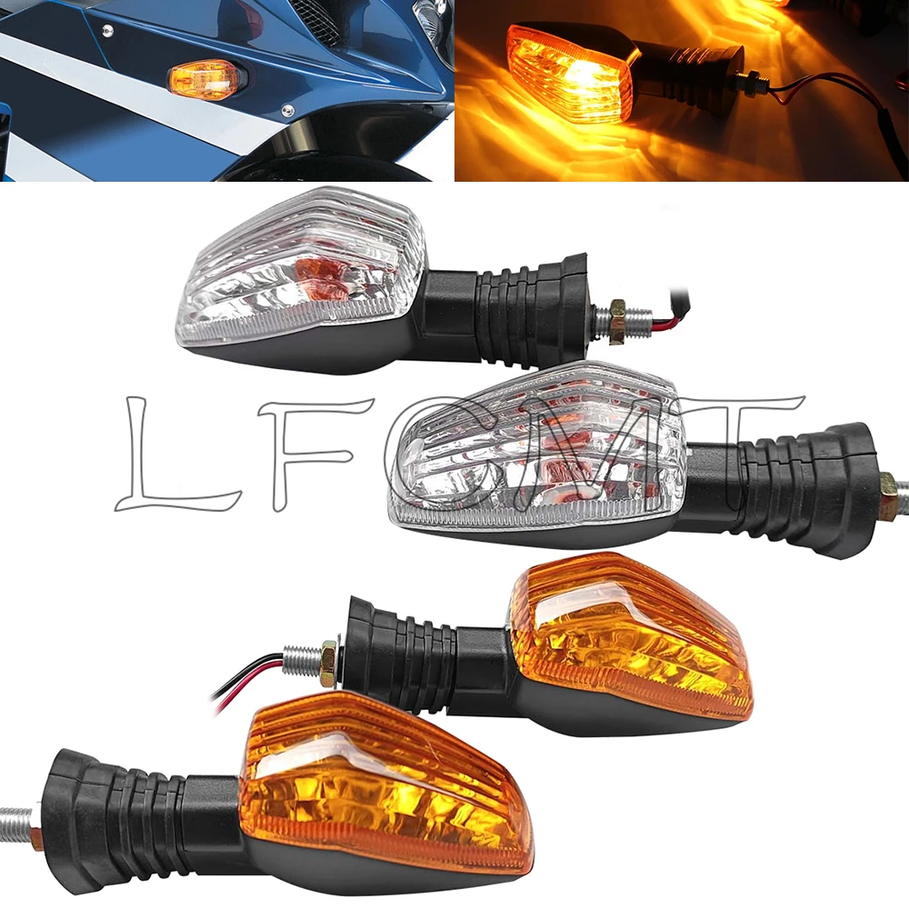 

Motorcycle Front Rear Turn Signal Indicator Light Fit for Suzuki GSXR600 2004-2005 GSXR750 K1 K4 GSXR1000 GSX-R 600 750 1000