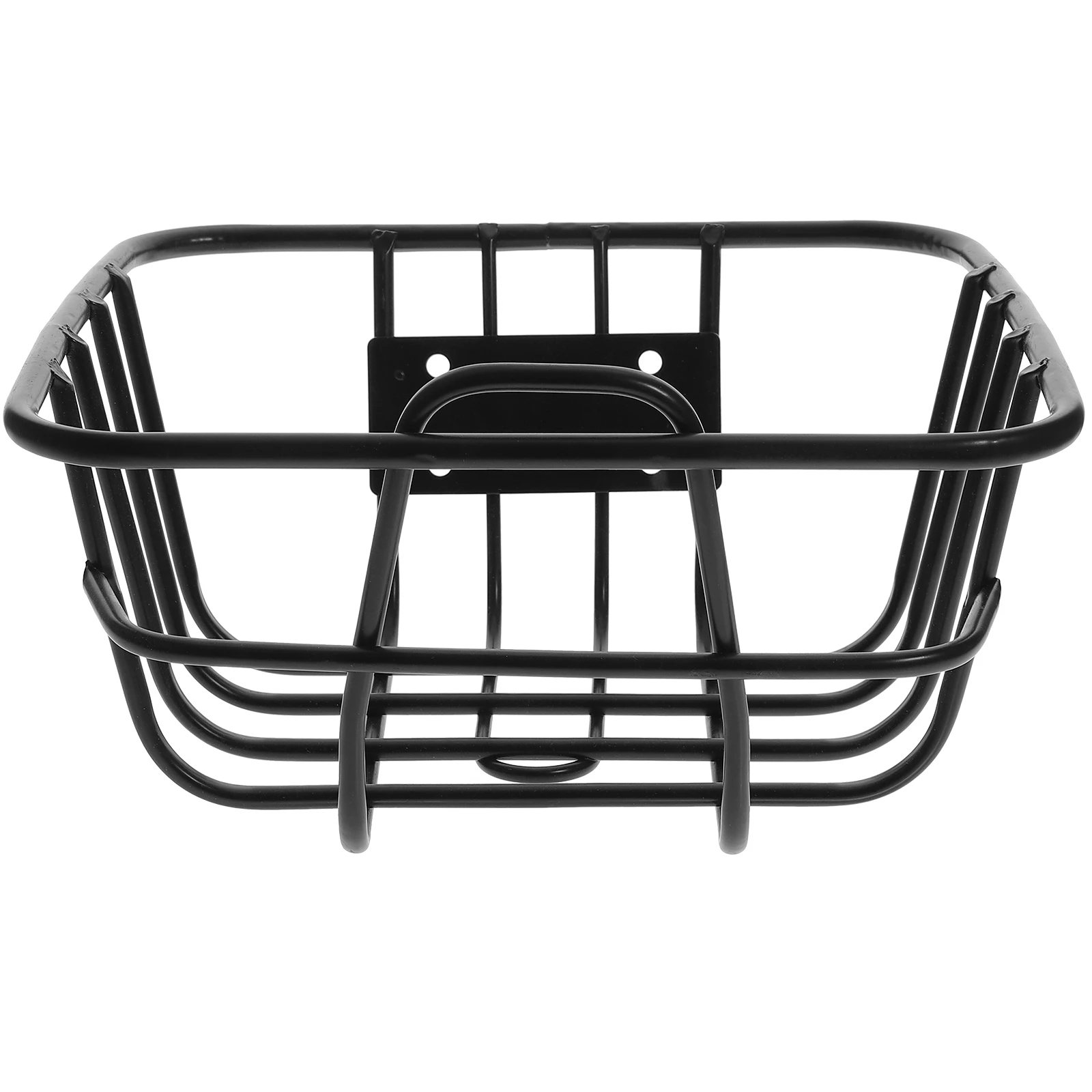 Front Bike Basket for Kids and Adults Heavy Duty Iron Mount Handlebar Storage Cycling Accessory Detachable Convenient Ride