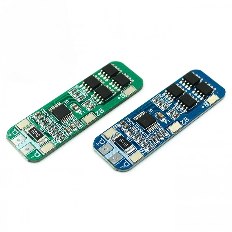 1-10 Uds 3S 12V 18650 cargador Li-ion Placa de protección de batería de litio 10A BMS azul verde PCB 10,8 V 11,1 V 12,6 V placa de circuito