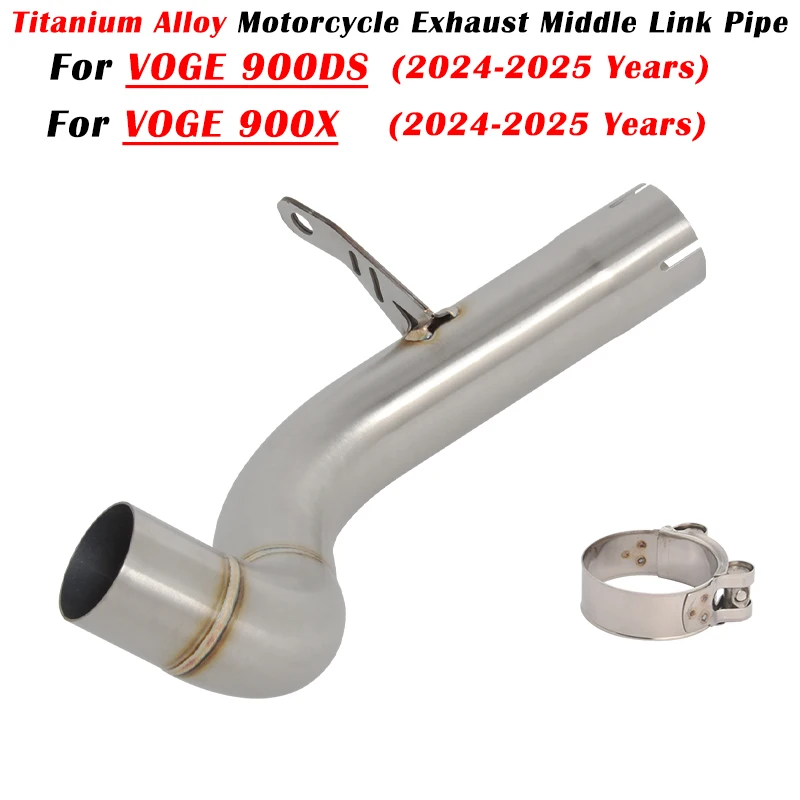 For VOGE 900X 900DS 900 DS X DSX 2024 2025 Motorcycle Exhaust Escape Modified Original Muffler Titanium Alloy Middle Link Pipe