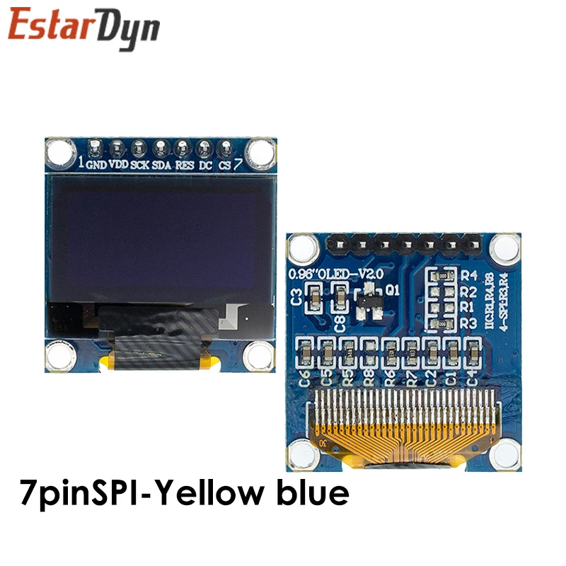 Variant: 7pinSPI-Yellow blue