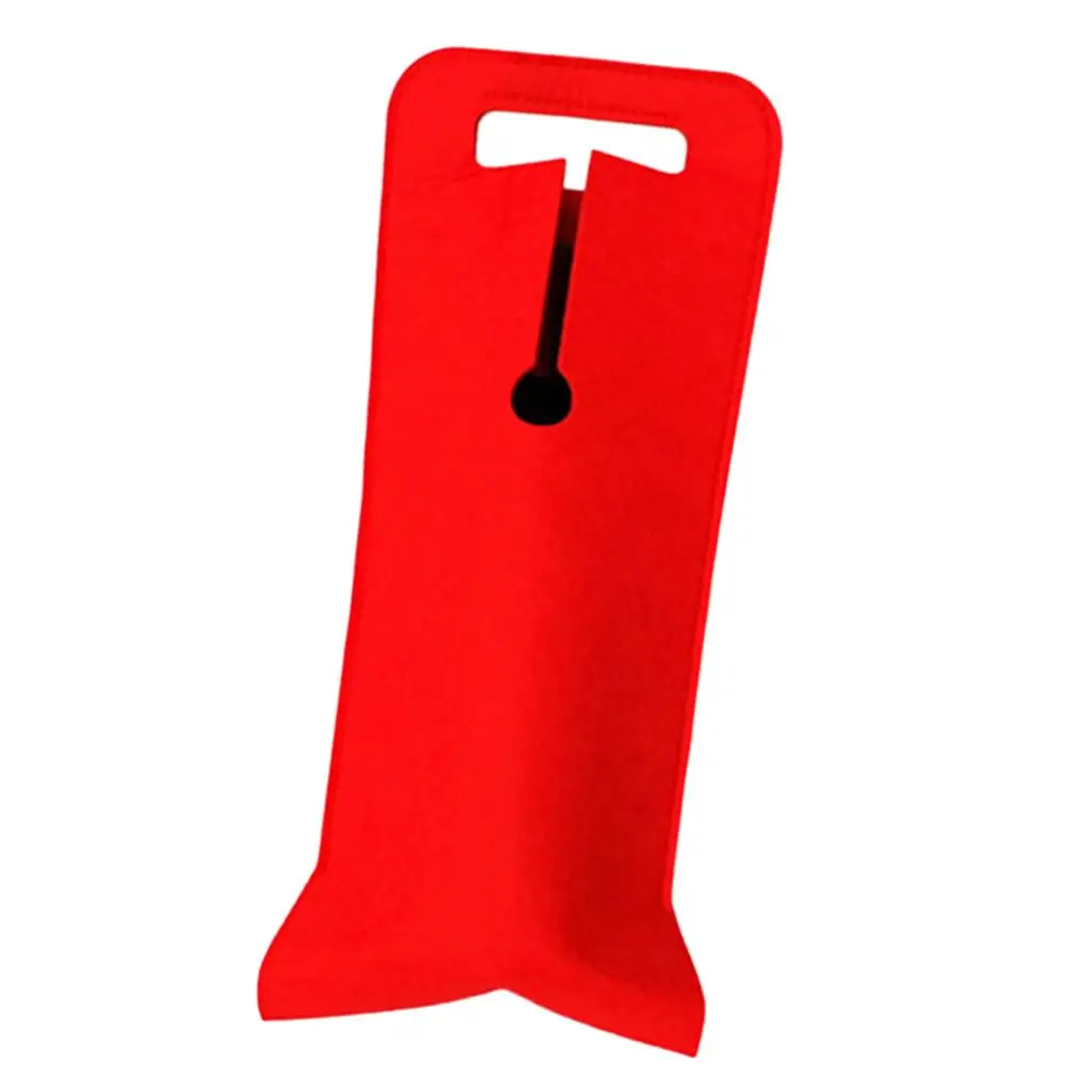 

Multifunctional Red Beverage Bottle Carrier Tote Bag Pouch Cooling Insulator