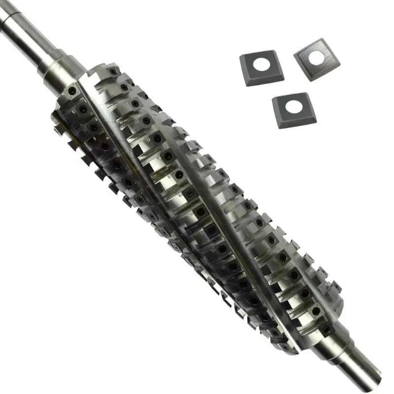 DH Woodworking Tool Helical Cutter Head With Carbide Insert Blade Factory Price Spiral Cutter Head Manufacture