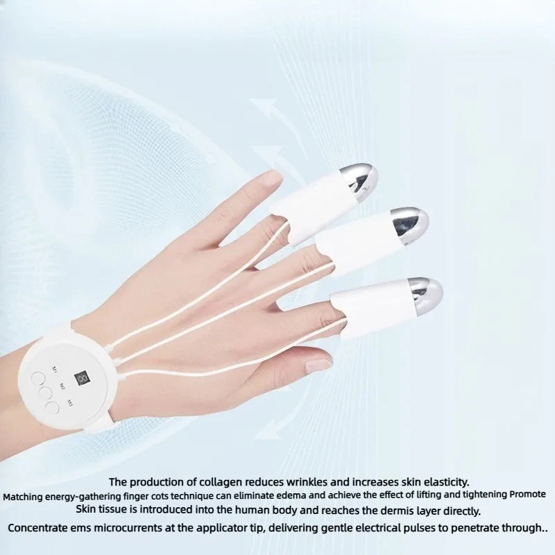 Newest Face Lifting Body Massage MicrocurrentGolden Finger Machine Lifting Sculpting WrinkleSkin Massage  Machine