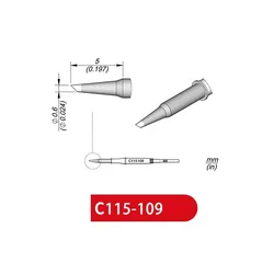 C115-109 Tips for JBC NASE/NANE NT115 SOGUN AIFEN AIXUN Soldering Station Handle