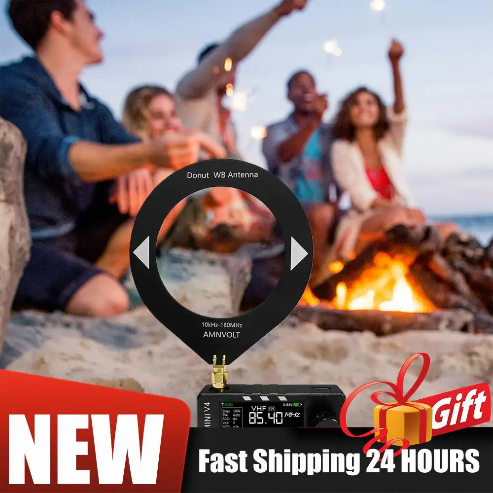 

AMNVOLT V4 ATS MINI SI4732 полнодиапазонное DSP радио с усилителем для наушников LSB USB-транзистор карманное уличное радио для кемпинга