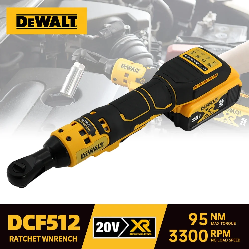 

Dewalt DCF512 1/2 In Brushless Electric Ratchet Wrench 3/8 In Cordless Variable Speed Power Wrench Impact Driver 20V Power Tools