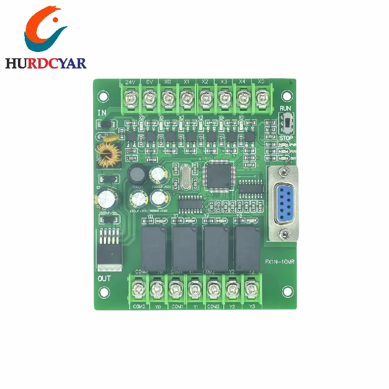 Brand New Original FX1N-10MR Controller With Guide Rail And Simple Delay Module In Stock PLC