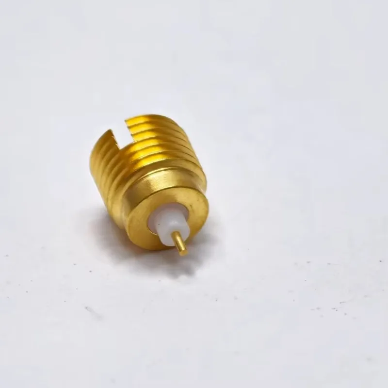 Factory Direct Straight Bulkhead-Thread Coaxial Plug SMP-JYD For Board-to-Board Microwave Interconnect