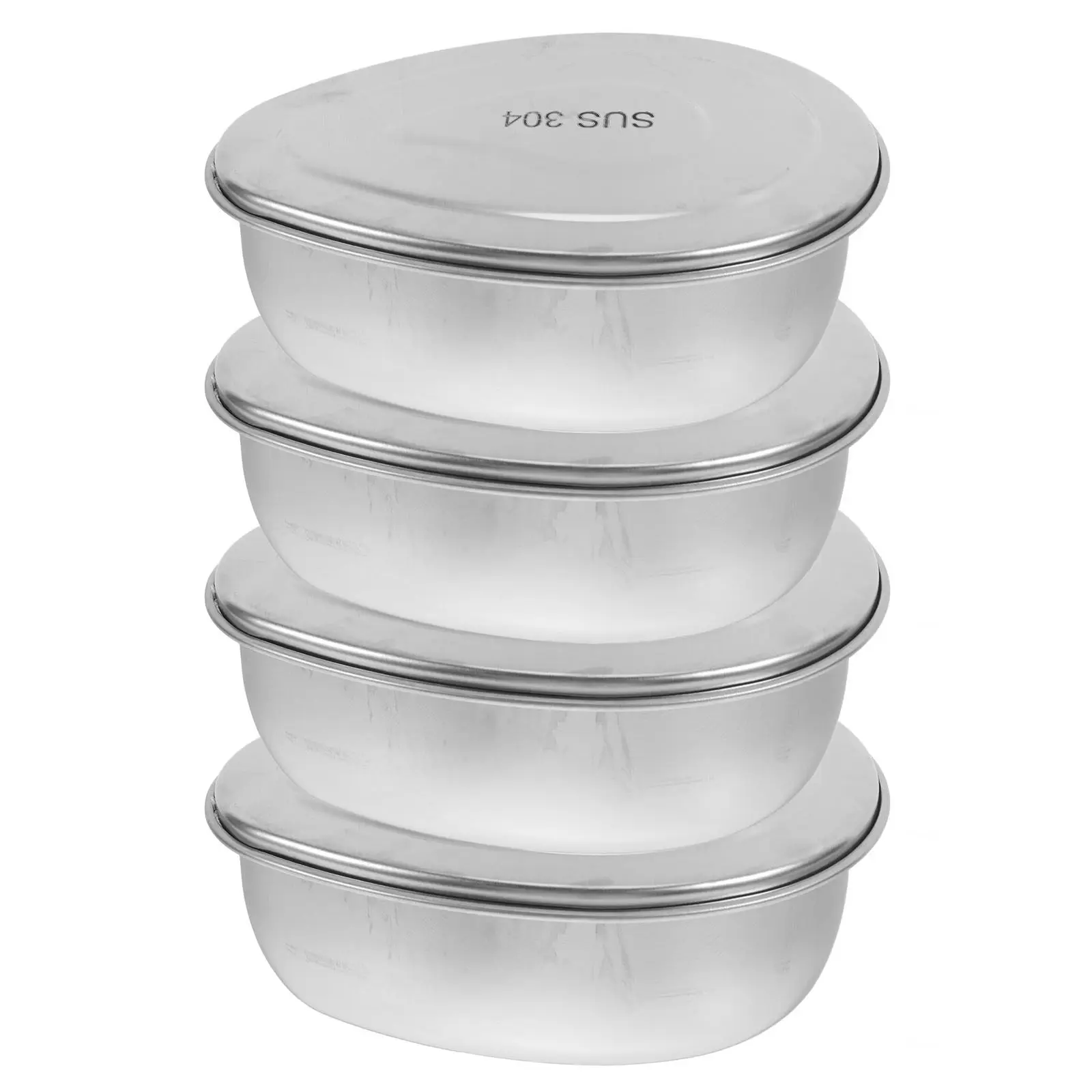 Stainless Steel Steaming Trays 4 Piece Water Drop Steamer Inserts for Dumplings Eggs and Vegetables