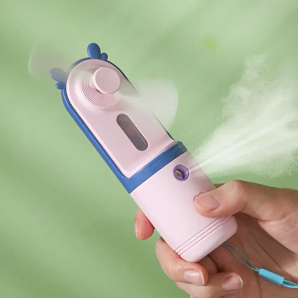 Portable Carry-on Office Desktop Handheld Water Replenishment Instrument Spray Small Fan Dormitory Mini Usb Charging Fan