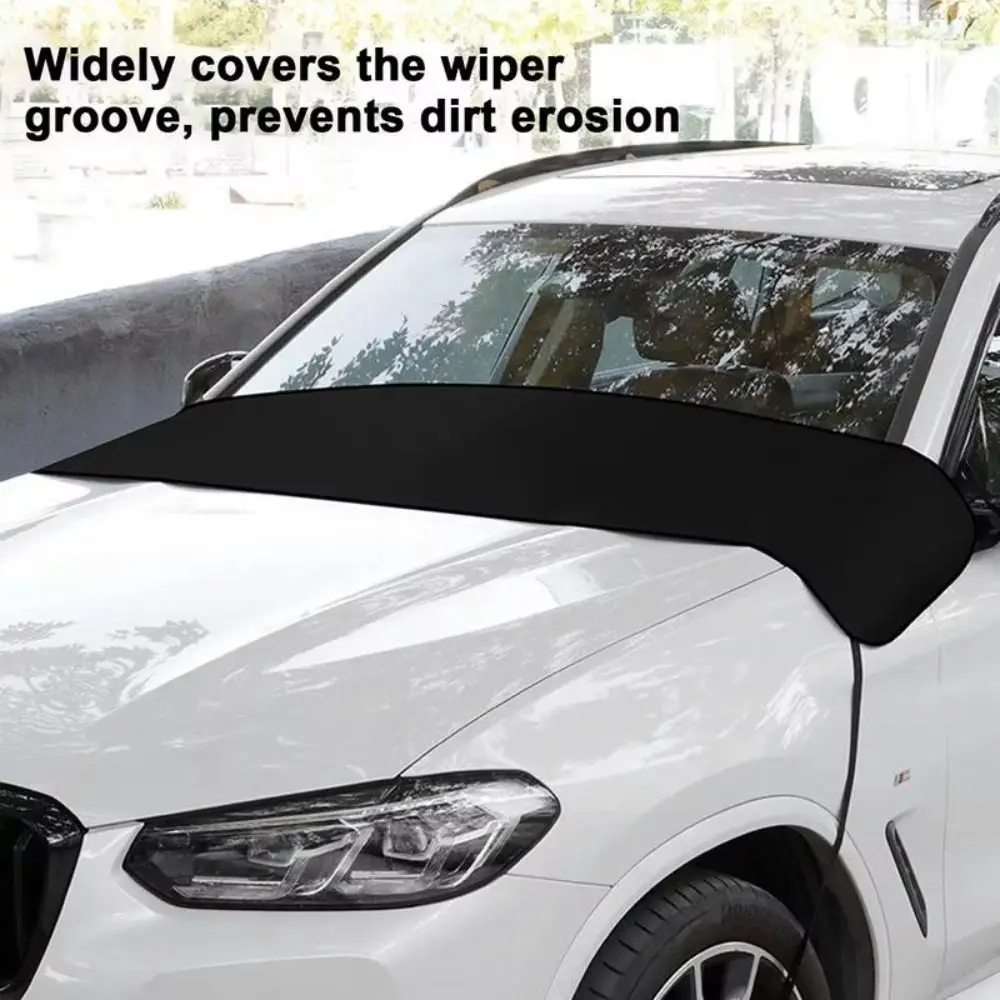 Multifunctional Windshield Protector Anti-Leaf Net Waterproof Car Windshield Cover Universal Fit Blocking Front Windshield Cover