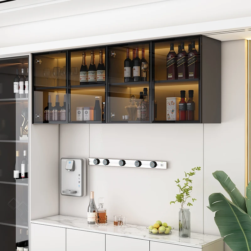 

Kitchen glass wall closet, wall locker, balcony closet locker