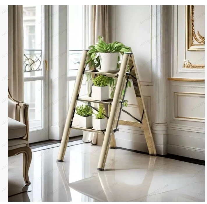 

885mm Lightweight Foldable Stainless Steel Kitchen Step Ladder