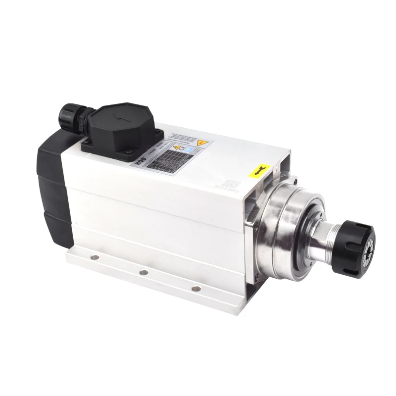 HQD GDF60-18Z/4.5 4.5kw Er32 المغزل 5.5kw Vfd العاكس عدة 220 فولت محرك المغزل المبرد بالهواء مع شفة #3