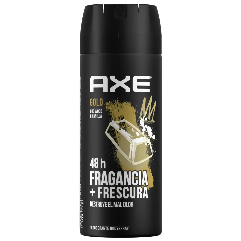 Pack 6x150ml - ax deodorant men gold spray 48h