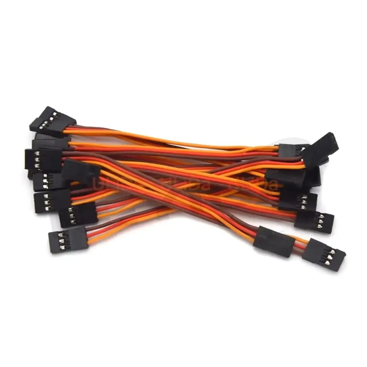 5/10pcs 15cm 22awg 60 Cores JR Compatible Male to Male Servo Extension Wire Cable 100/150/200/300/500mm for RC Car Plane Model