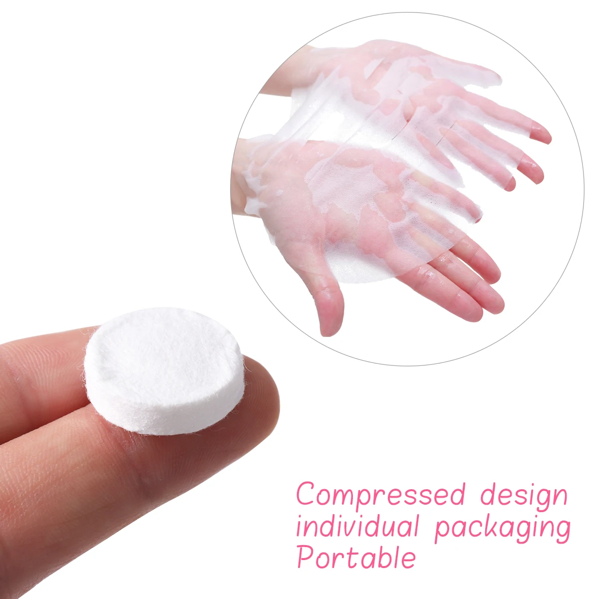 

200pcs Compressed Facial Mask Disposable Paper Mask for Travel Outdoor Dressing Cotton Face Hydration Nourishment Sheet