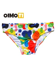 Men's sexy swimming briefs  Hot spring pants  High elastic swimming trunks