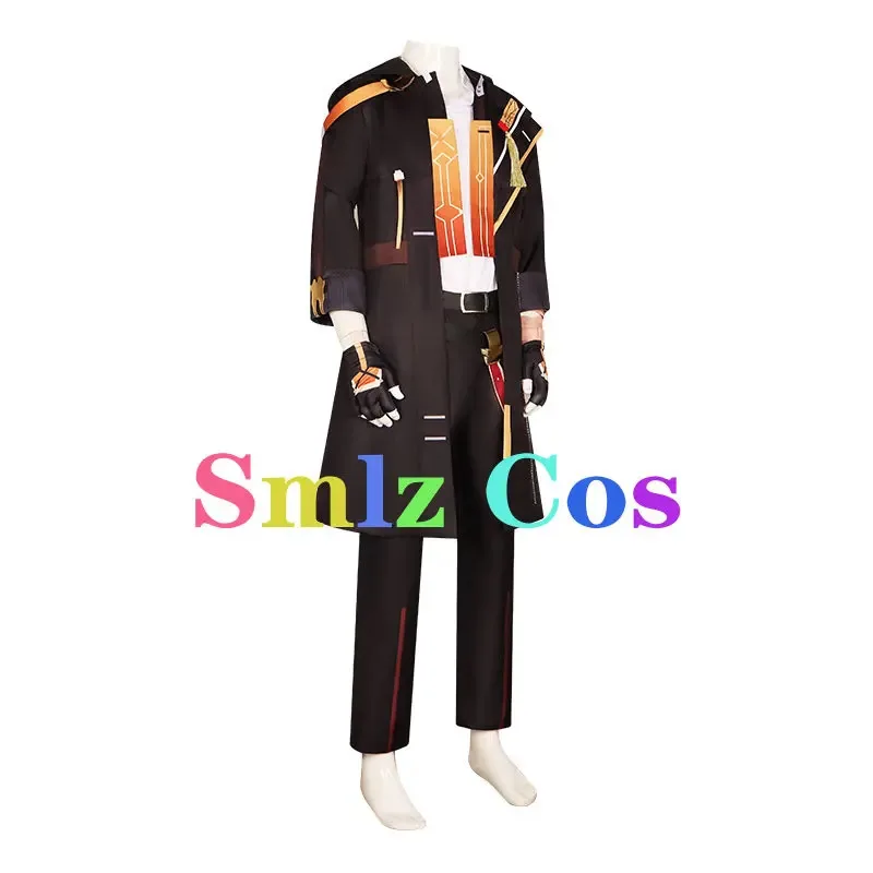

ss23Anime Honkai Star Rail Trailblazer Cosplay Wig Men Trench Uniform Suit Halloween Party Masquerade Costume Se