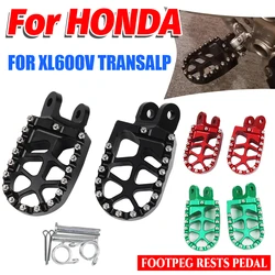 Motorcycle Accessories Footrest Footpegs Foot Pegs Pedals For HONDA XL 600V TRANSALP XL600V XLV600 XLV 600 XL600 V XL 600 V 1999