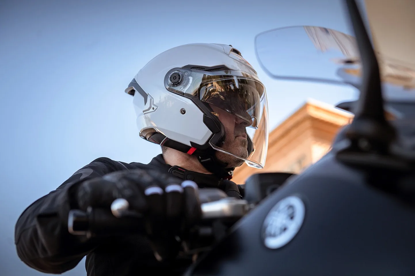 MT Motorcycle Helmets Motocross 3/4 Helmet COSMO SV SOLID Dual Lens Sun Visor 3C/ECE/DOT Approved Glasses Slot Safety Protective - Image 4