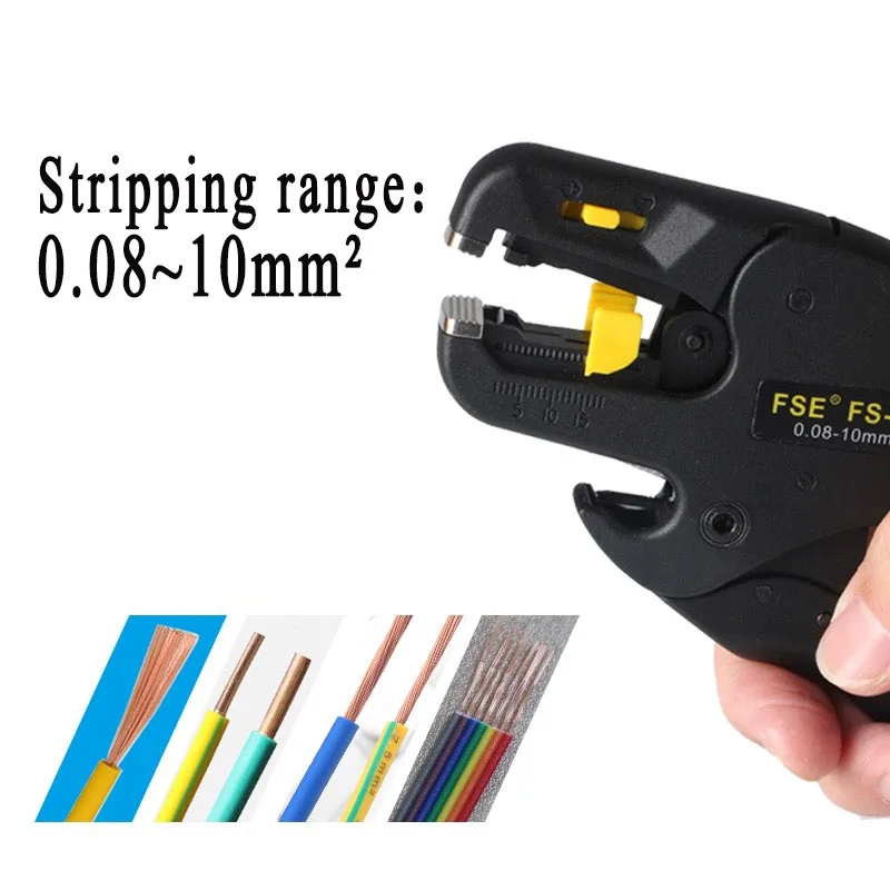 FS-D4 Multi-function automatic wire stripper 0.08~10mm² 28-8AWG wire and cable pliers