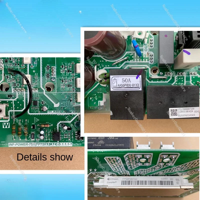 Central Air Conditioning Multi Split Suitable for Midea V-COM335-SMB-A Inverter Board 50A-AA55PHDG-D1Y2