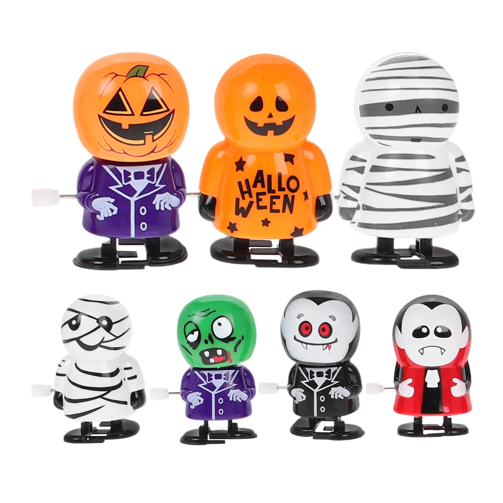 Mummy Wind up Toy Halloween Wind-up Toys Festival Plaything Villain Plastic Funny