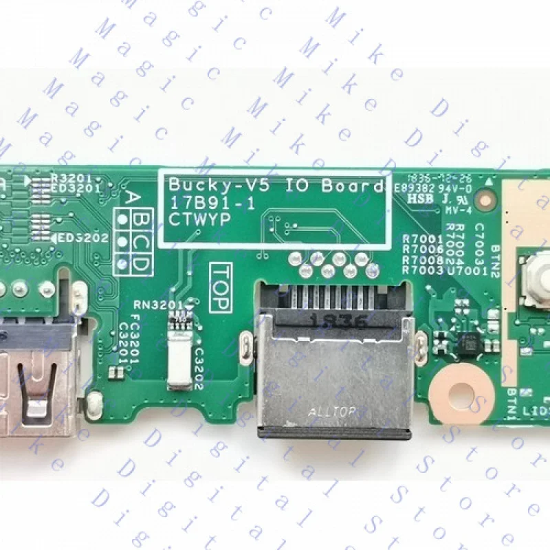 UU  FOR Dell Vostro Achievement 5481 V5481 Switch Board USB Interface 01MH97