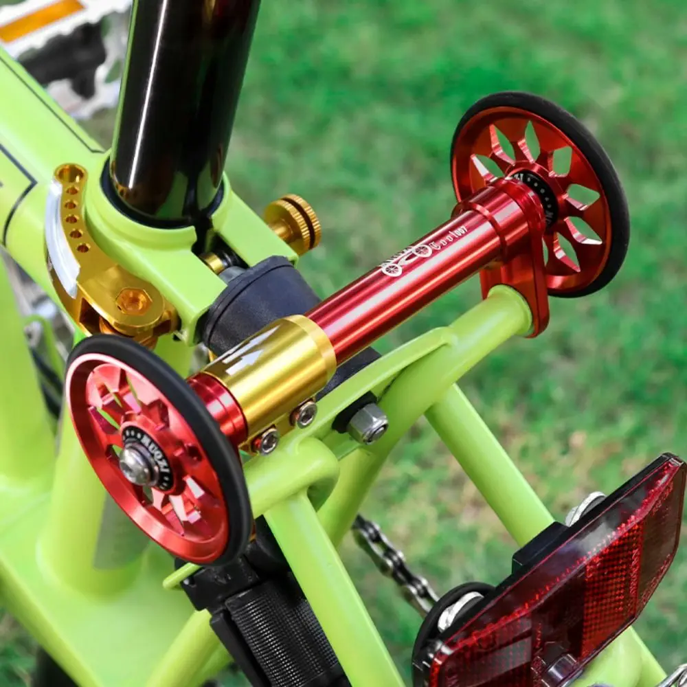 

Aluminum Alloy Bicycle Easywheel 60mm Ceramics Bearing Bike Easy Wheels M6 Replacement Bike Auxiliary Wheels Rear Rack