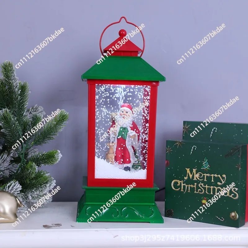 christmas-music-snow-street-lamp-ornament-old-man-snowman-deer-hotel-mall-festival