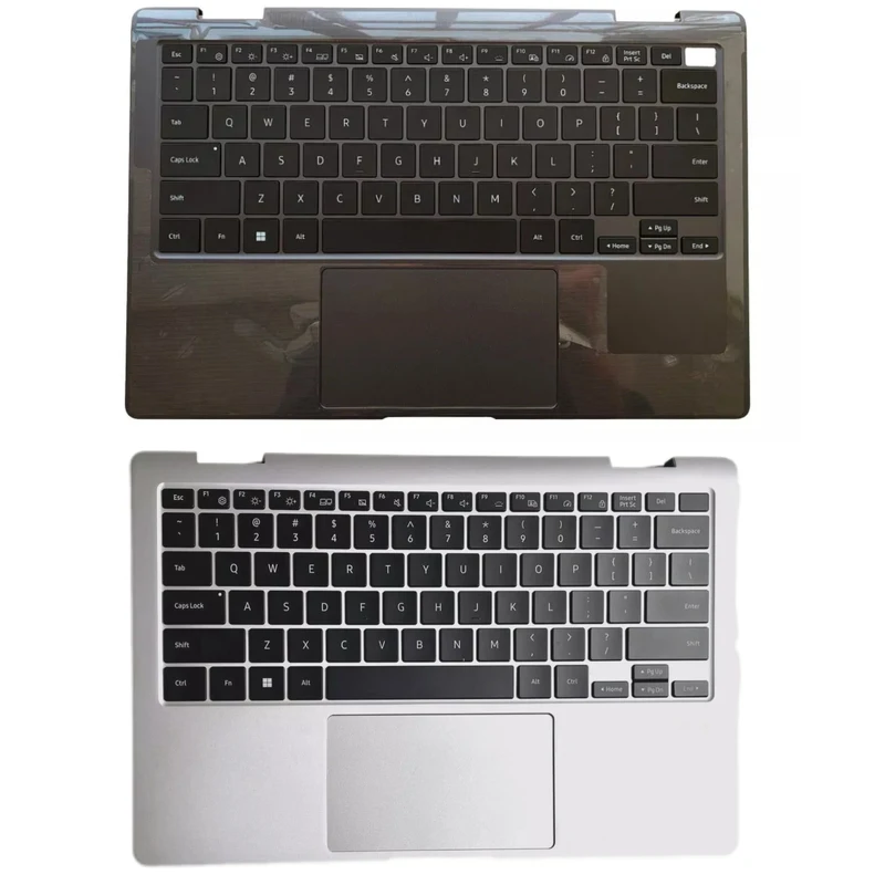 L+ New For Samsung NP730QED Top Cover Palmrest BA98-03169B Keyboard w/ Touchpad