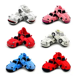 Simulation Sports Car Plush Home Floor Cotton Slippers For Men And Women Car Shape Indoor Slippers Plus Plush Warm Cotton Shoes