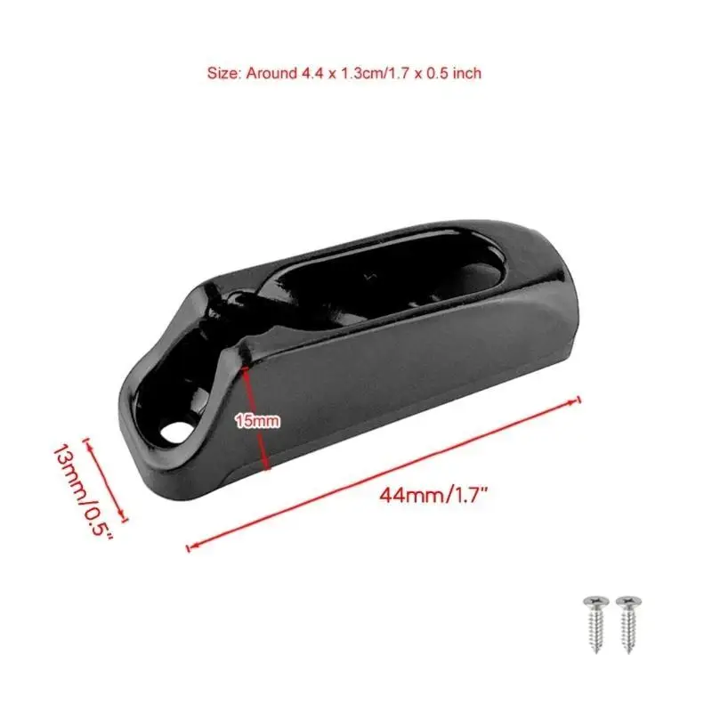 652F Nylon Clams Cleat Cord Tensioner Runner Boat Jams Cleat -Locking Rope Canoeing Kayaks Surfing Marine Accessories view 6