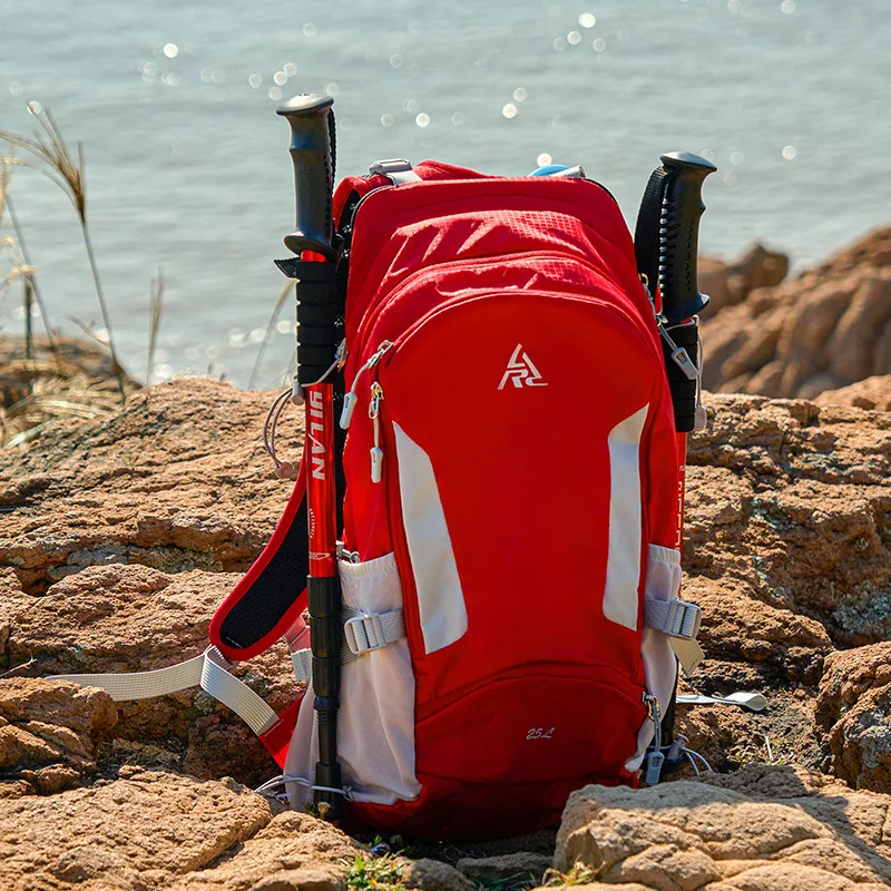 Hiking Mountaineering Bag Men and Women Sports Backpack Suspended Backpack 25L Casual Top Rushing