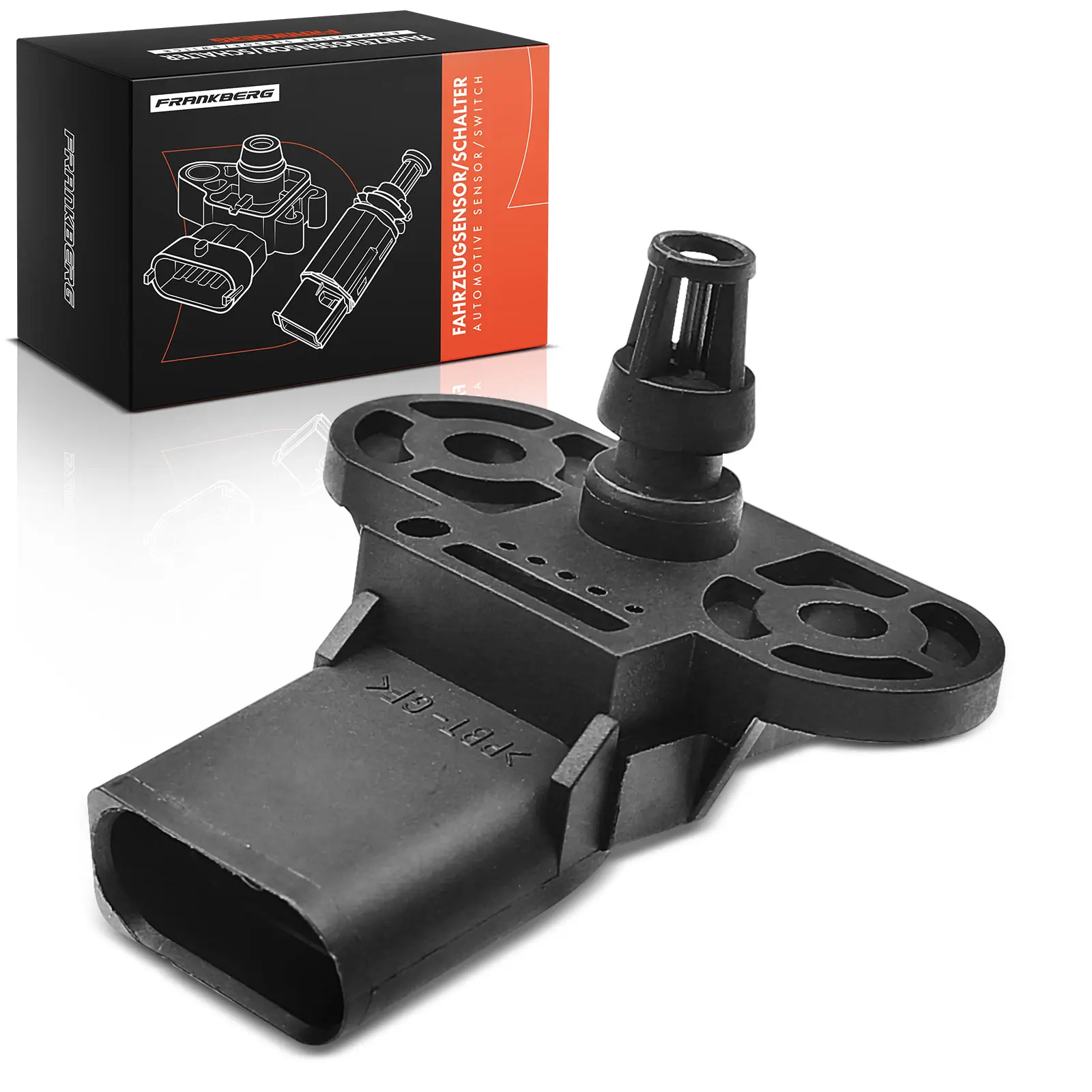 Frankberg 1x Sensor inlaatpijp druk voor VW Golf V Jetta III EOS Bentley Continental 2.5L 3.2L 07C906051 026123000L