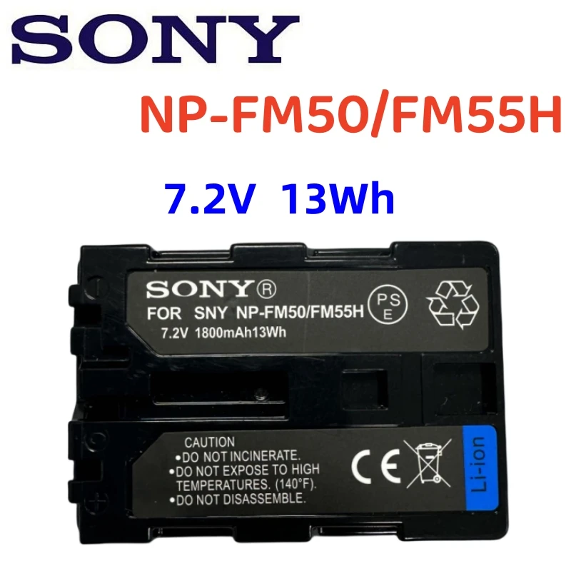 Batería de cámara Original NP-FM50 NP FM50 FM55H para Sony NP-FM51 NP-FM30 NP-FM55H DCR-PC101 A100 Series
